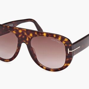 Tom Ford Cecil TF1078 Aviator Pilot Sunglasses  Brown Havana Color